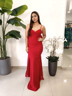 MAXI DRESS RED LAZO