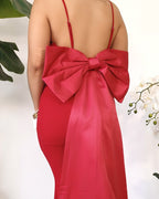 MAXI DRESS RED LAZO