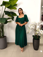 MIDI DRESS VERDE