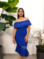 MIDI DRESS AZUL