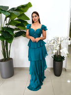 VESTIDO DE OLANES EVENTOS ESPECIALES