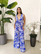 CONJUNTO ESTAMPADO AZUL