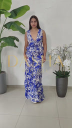 CONJUNTO ESTAMPADO AZUL