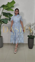 VESTIDO DE GIPURE